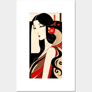 Chinese girl Posters and Art